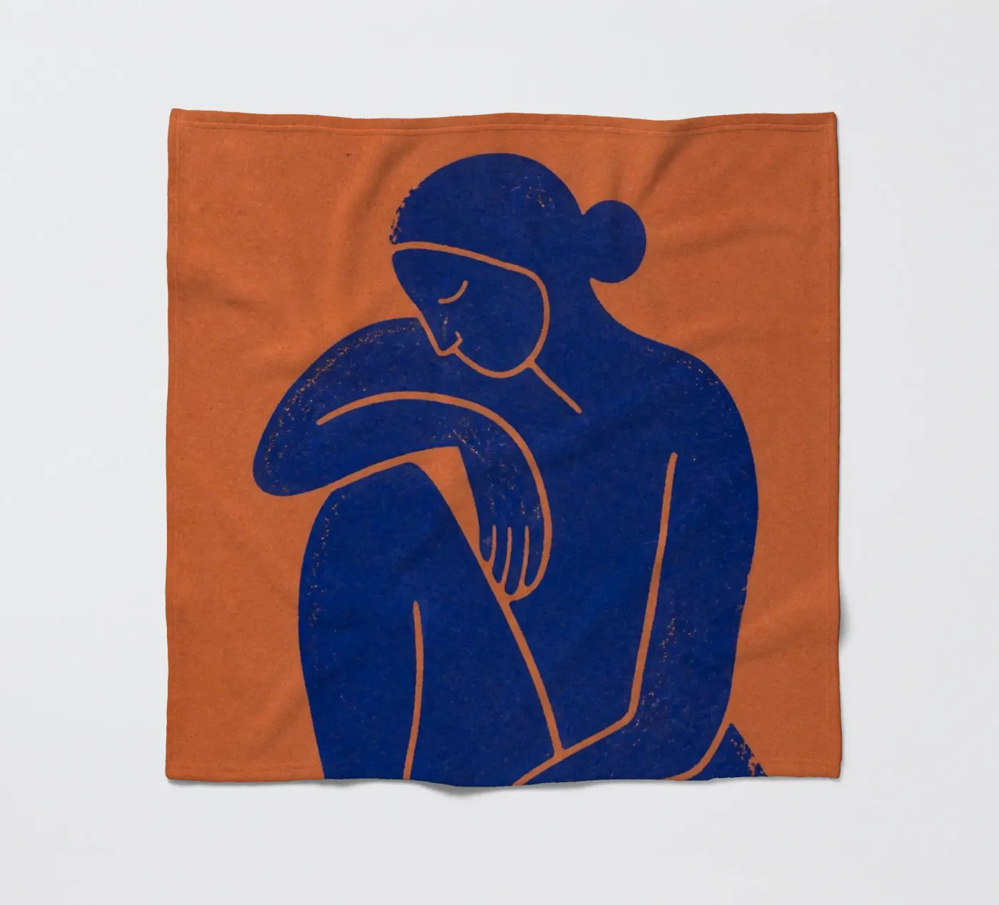 Single Human fleece blanket by Dayitakshara
