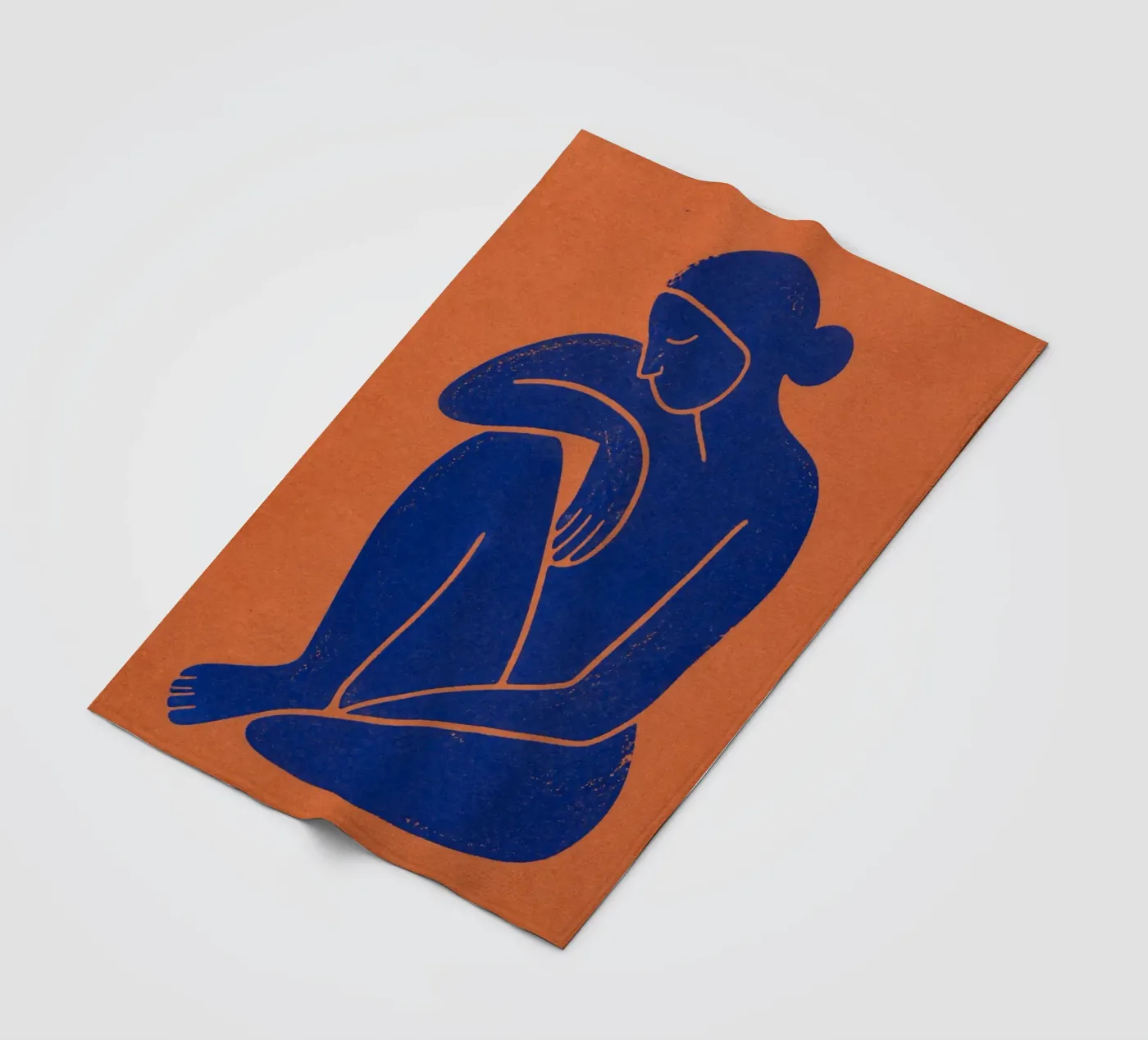 Single Human fleece blanket by Dayitakshara