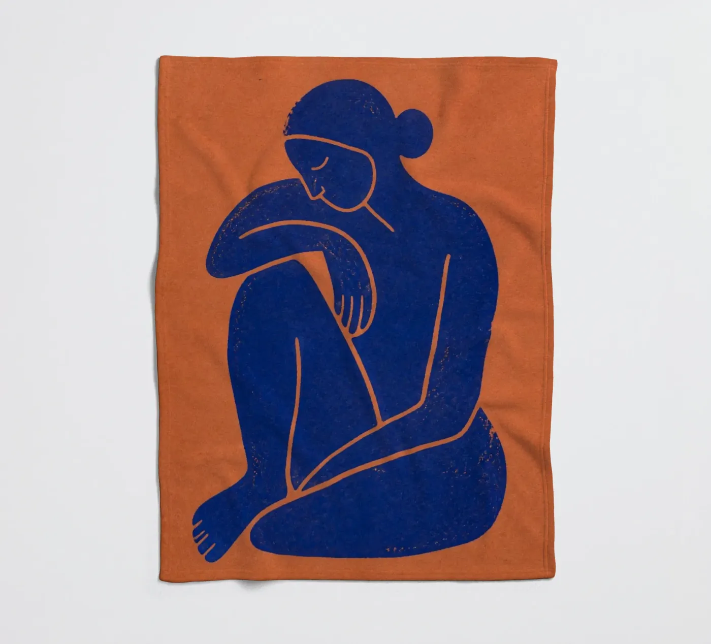 Single Human fleece blanket by Dayitakshara