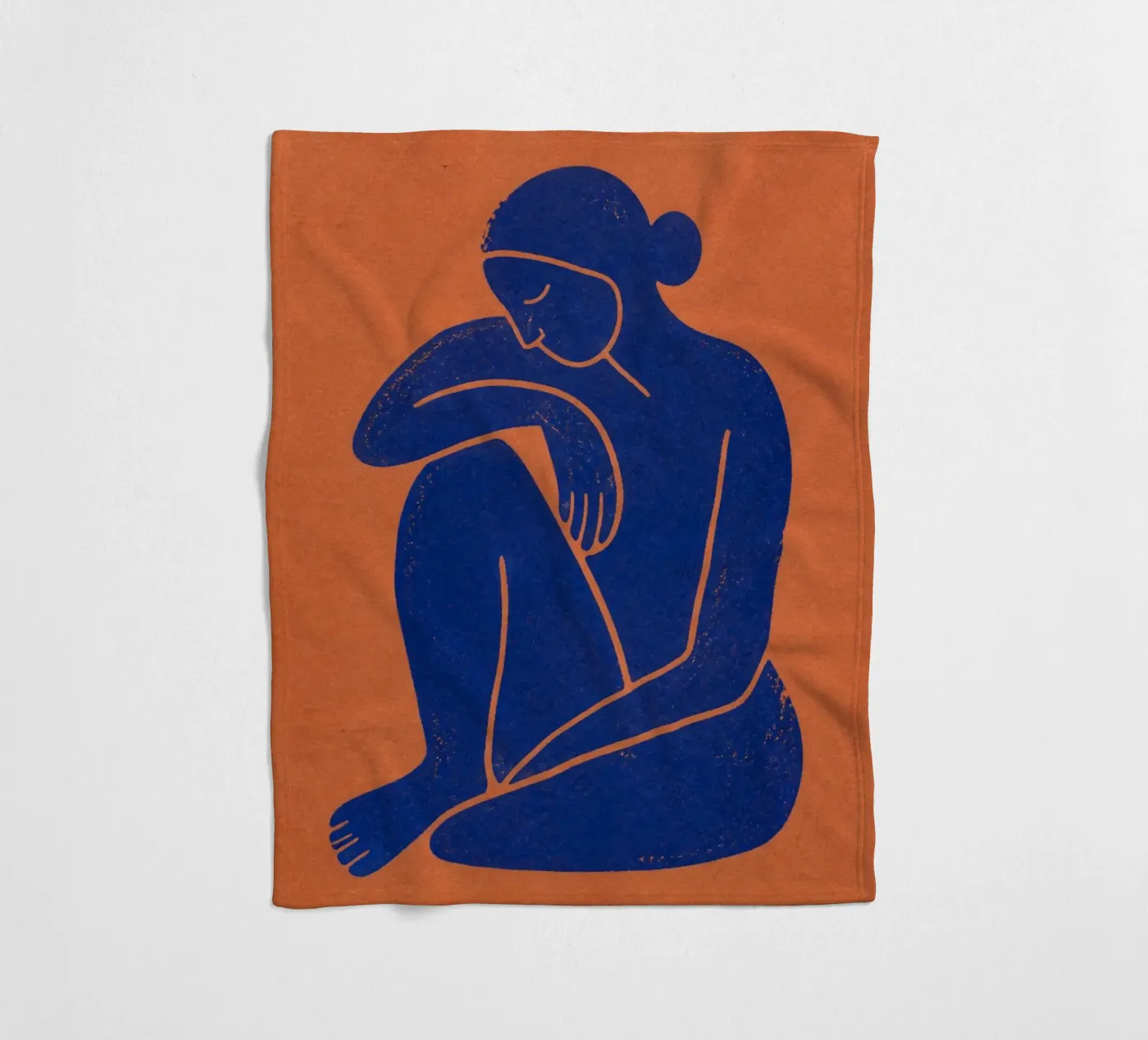 Single Human fleece blanket by Dayitakshara