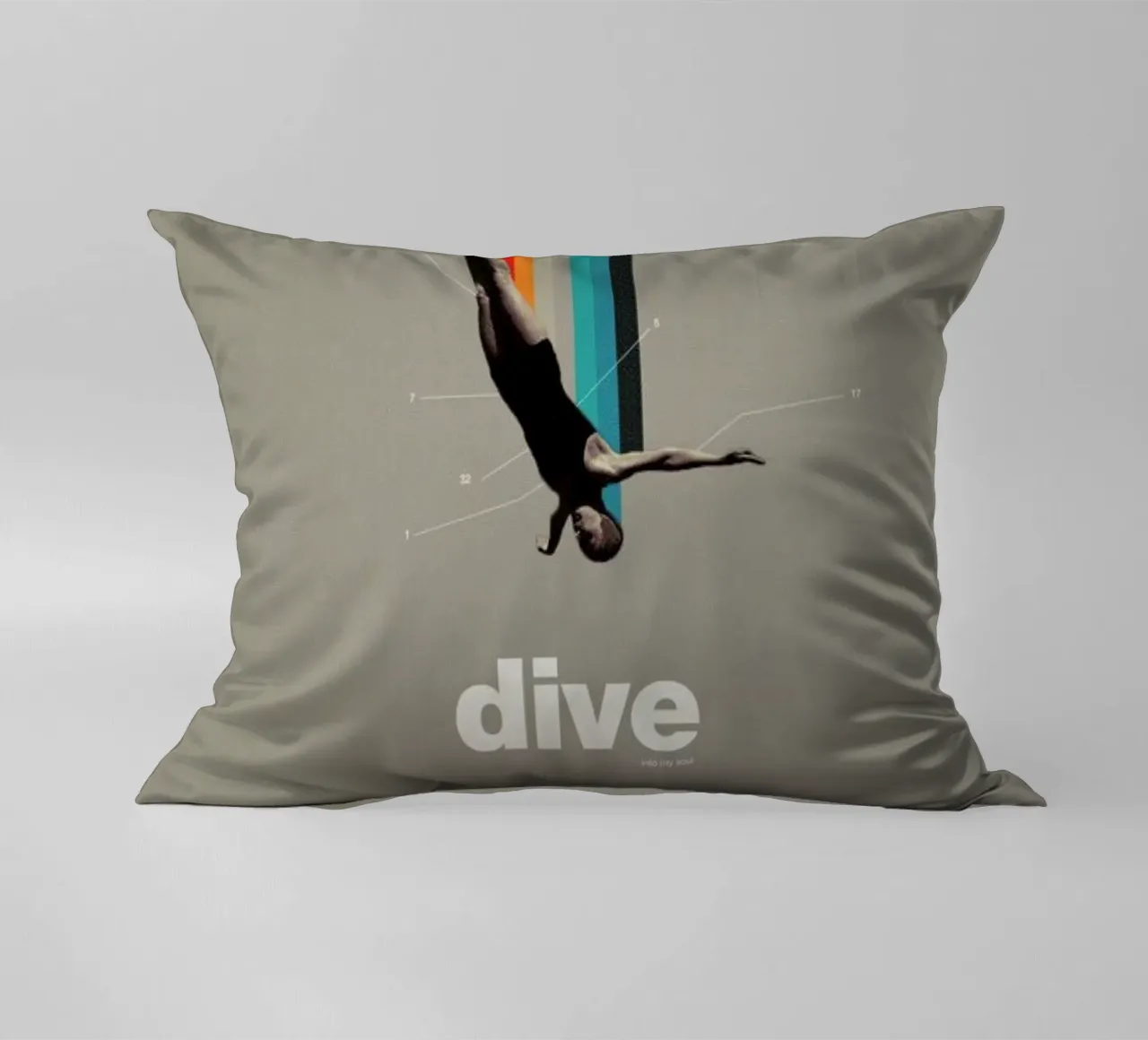 Dive Into My Soul cuscino da Frank Moth