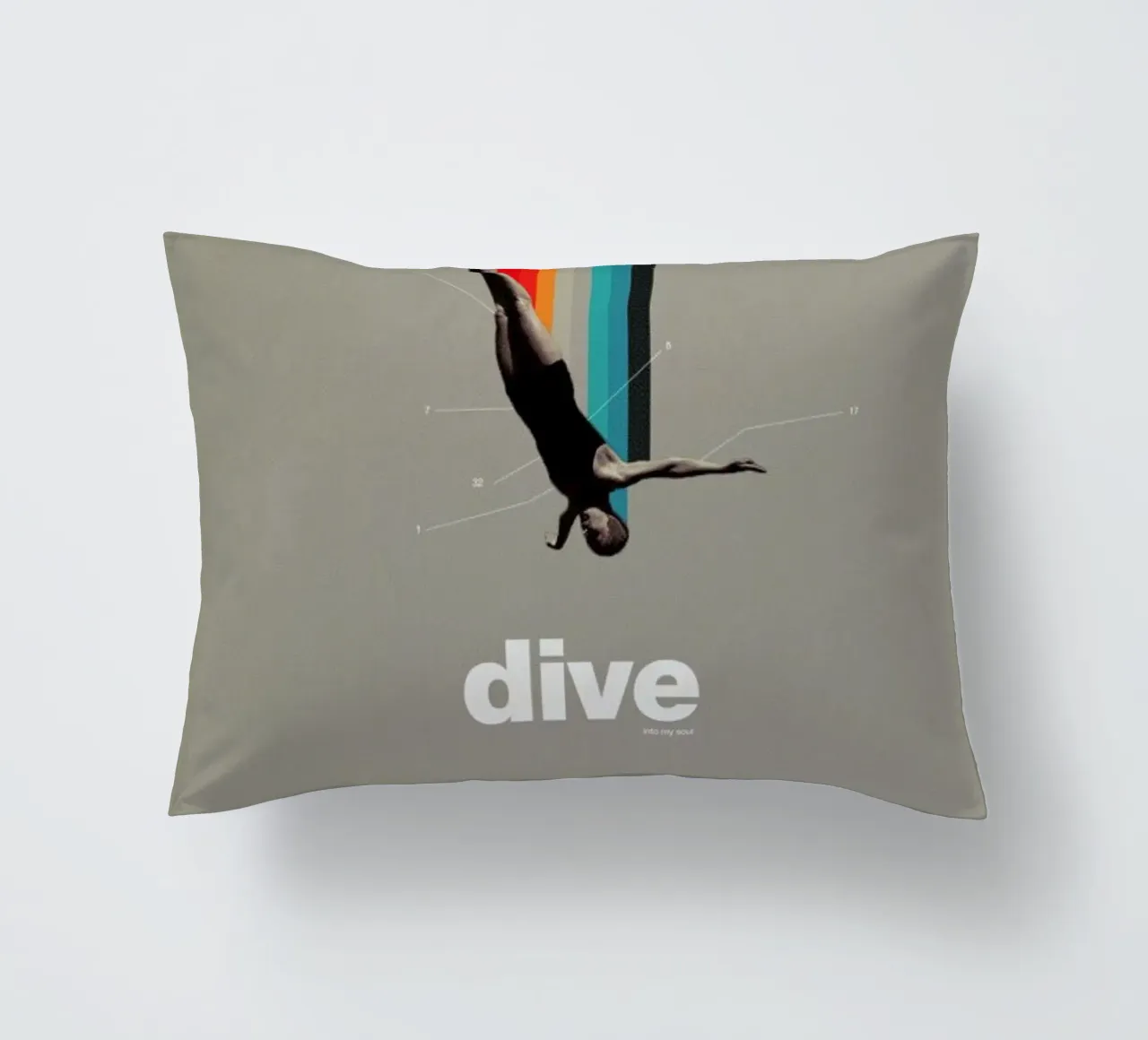 Dive Into My Soul cuscino da Frank Moth
