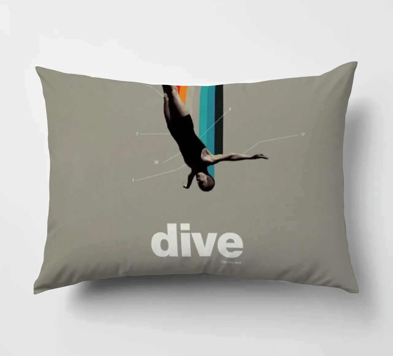 Dive Into My Soul cuscino da Frank Moth