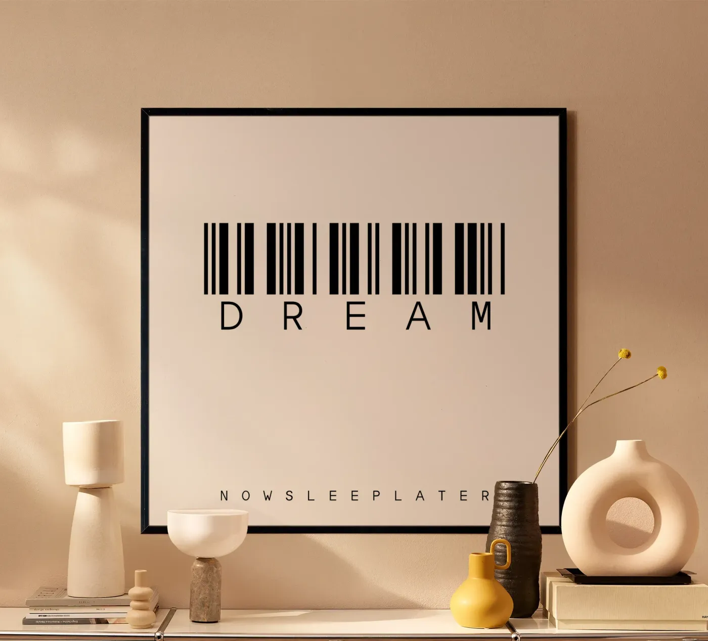 Barcode DREAM poster by WordArt by Steffi