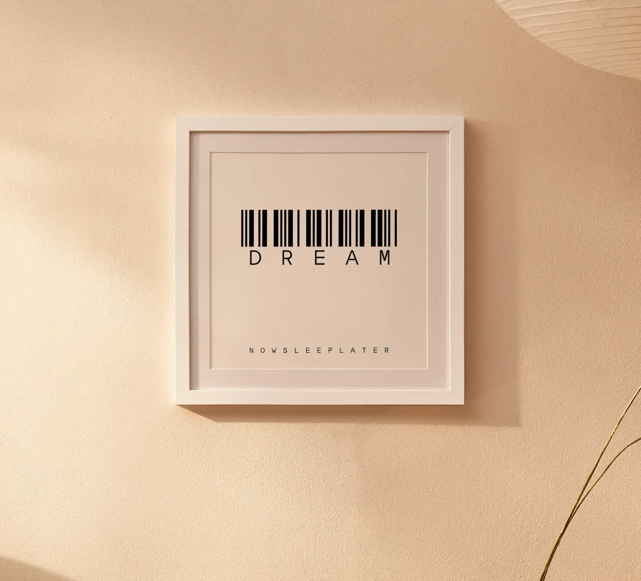 Barcode DREAM poster da WordArt