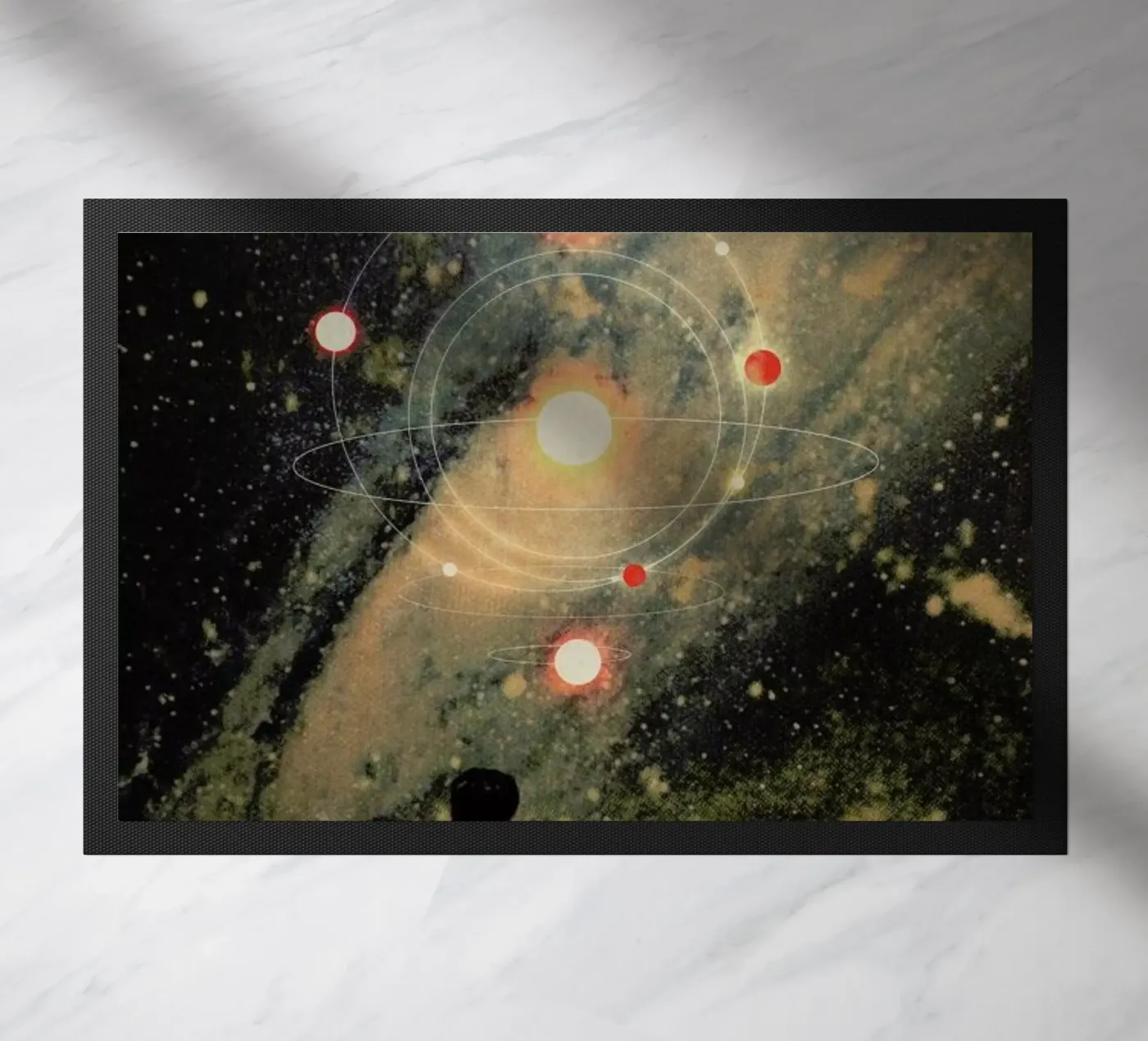 Light Explosions deurmat van Frank Moth