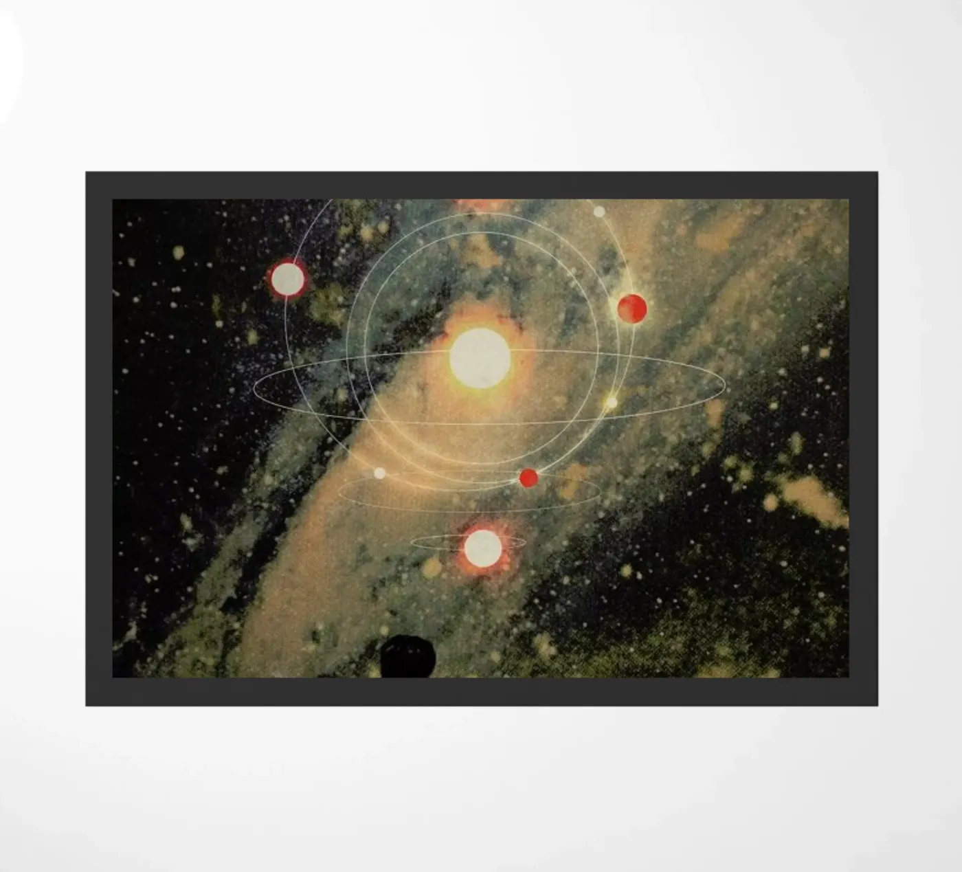 Light Explosions deurmat van Frank Moth