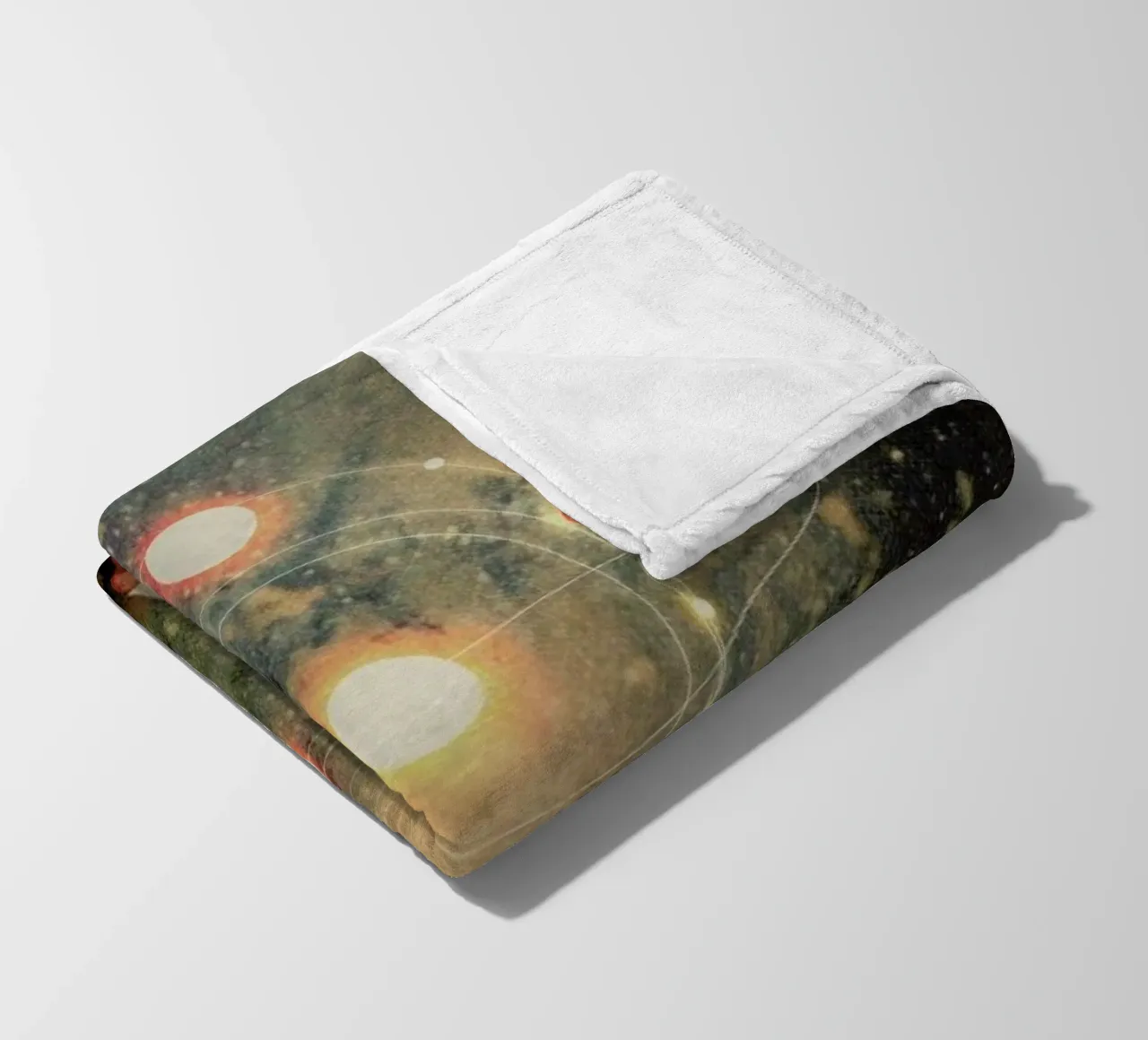 Light Explosions fleece blanket by Frank Moth