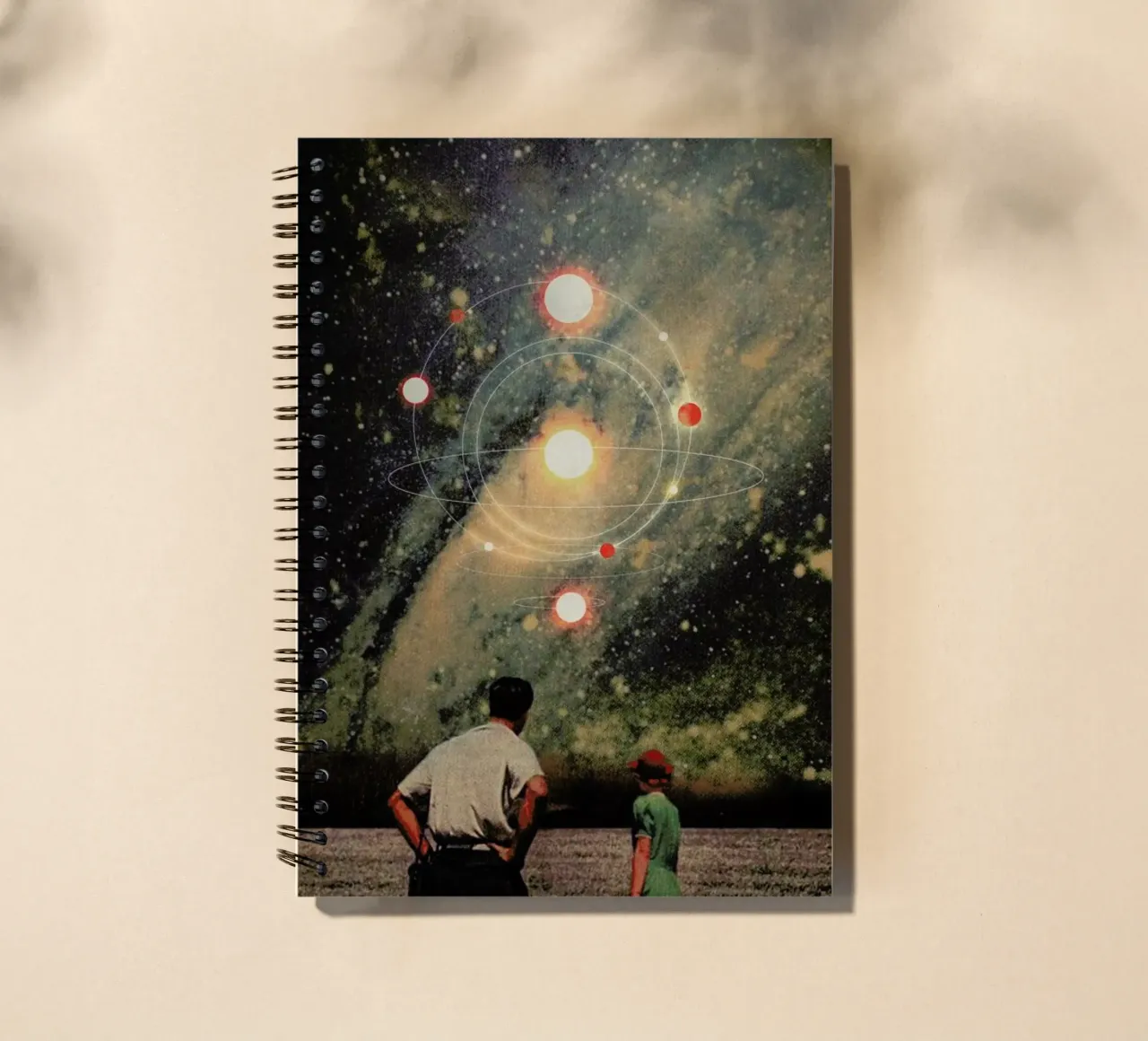 Light Explosions spiral notebook by Frank Moth