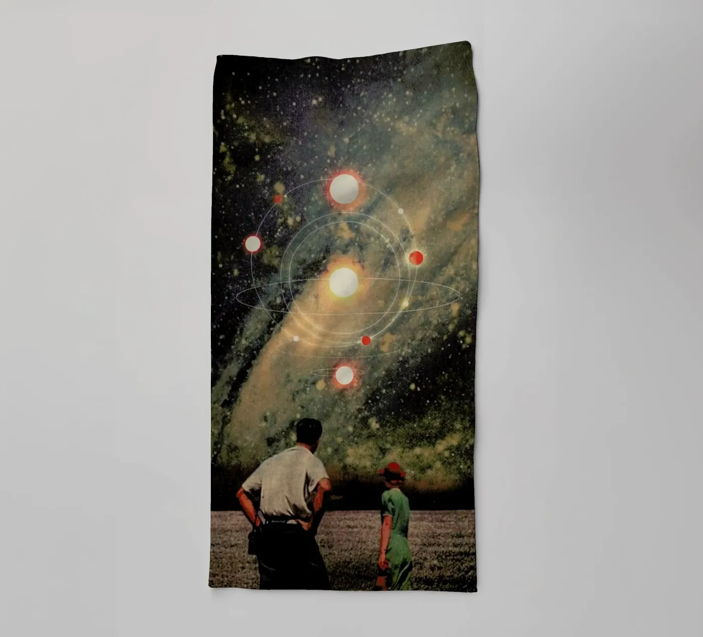Light Explosions badhanddoek van Frank Moth