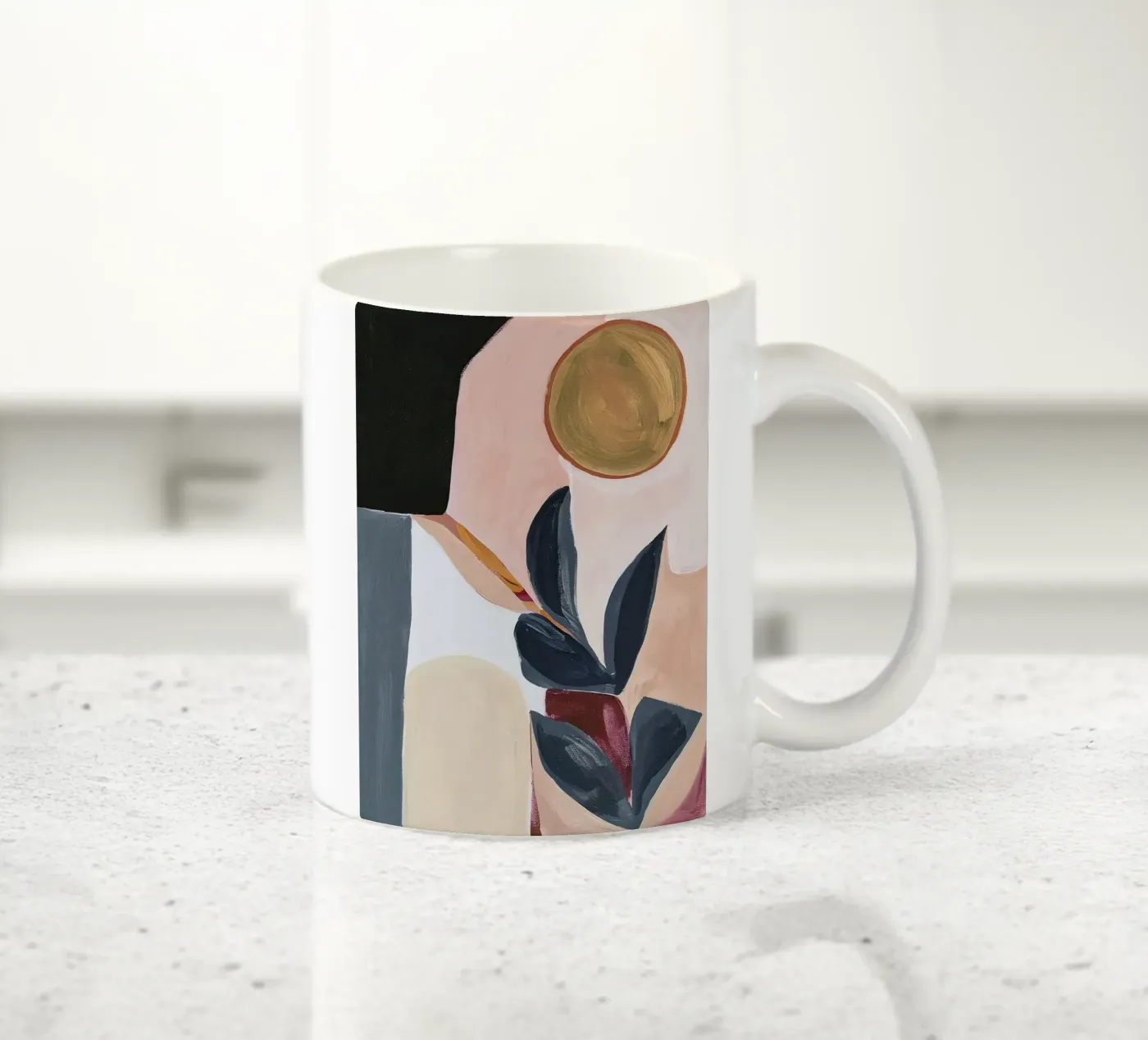Botanical Composition ceramic mug by Gaite