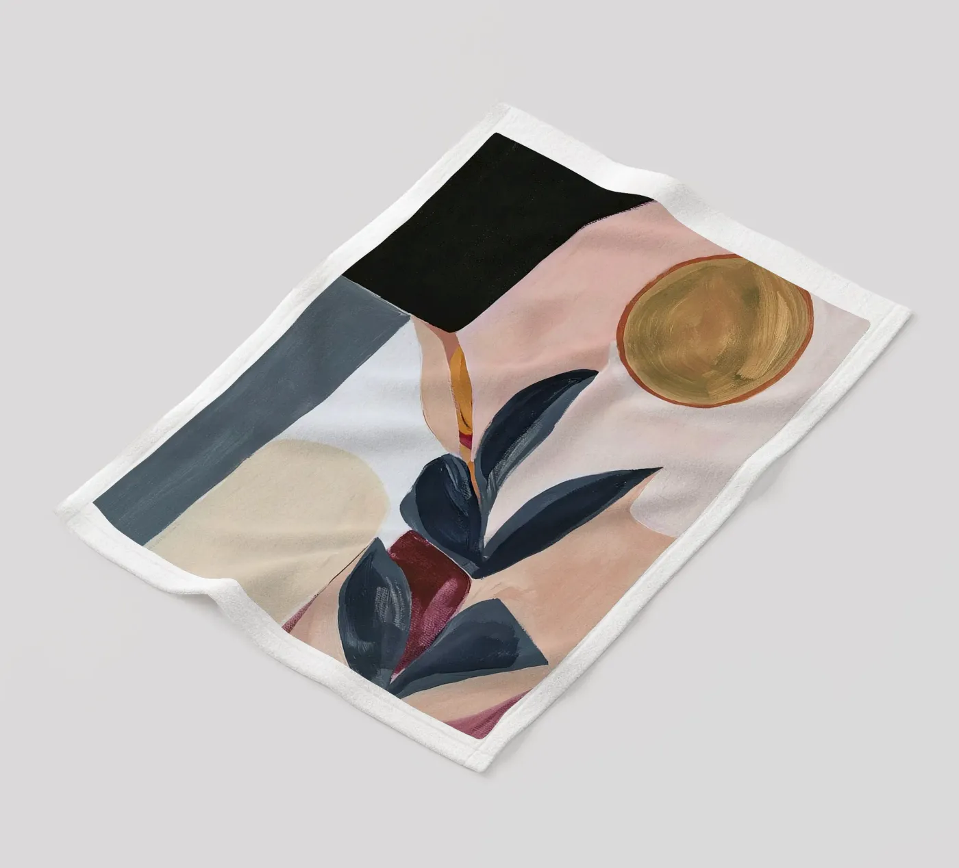 Botanical Composition fleece blanket by Gaite