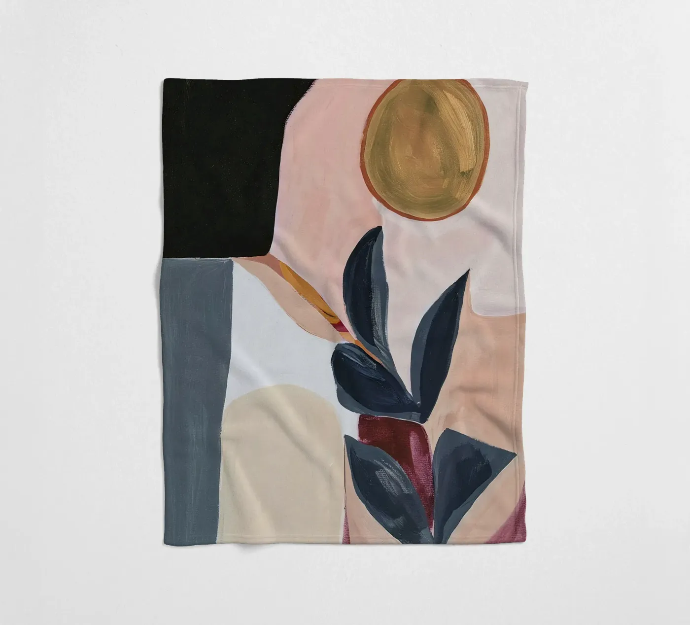 Botanical Composition fleece blanket by Gaite