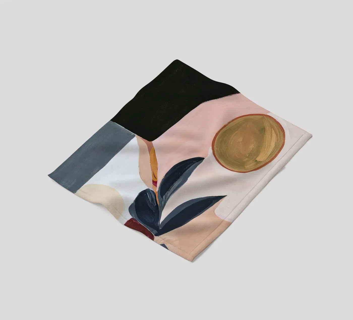 Botanical Composition fleece blanket by Gaite