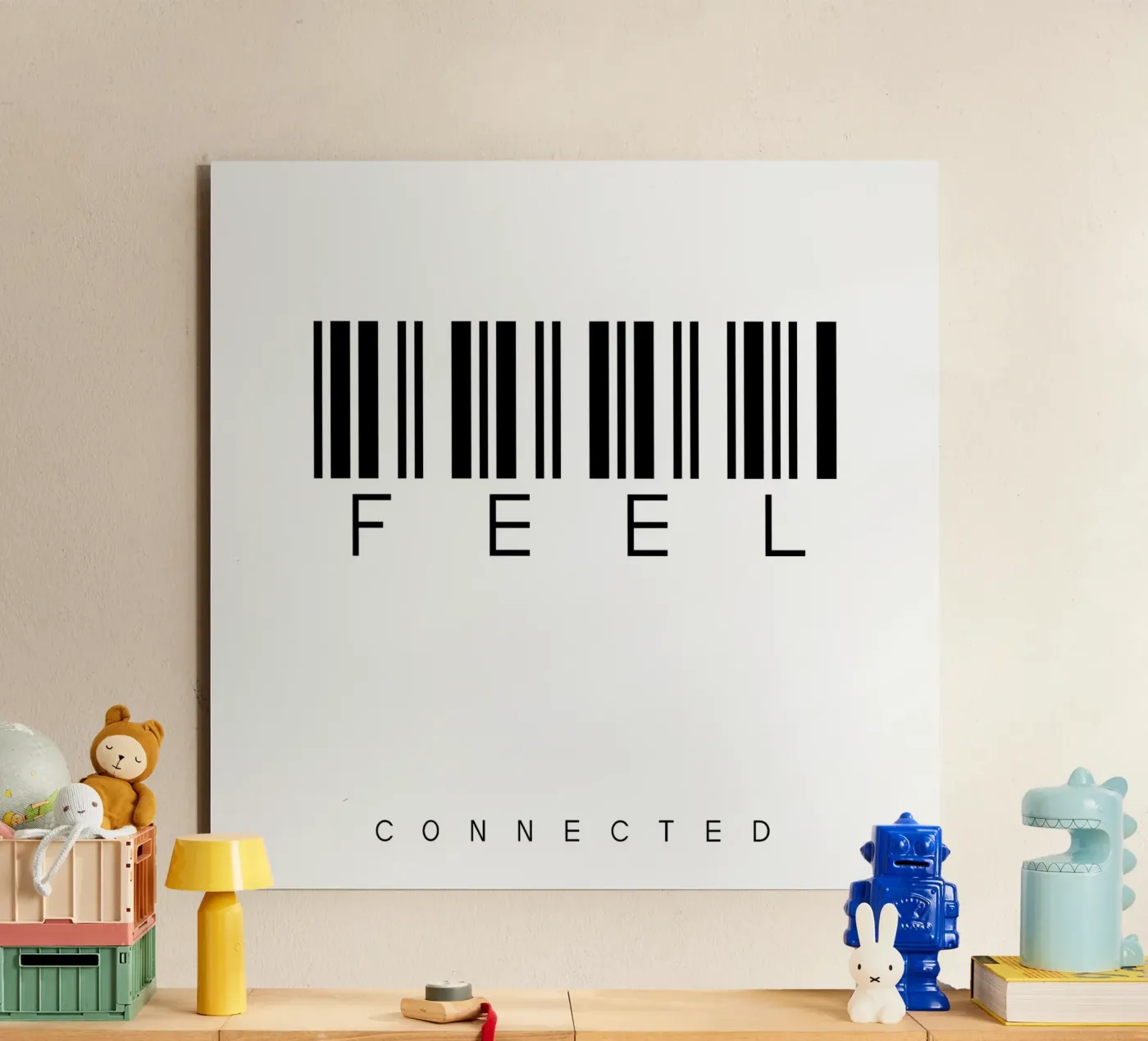 Barcode FEEL forex plate by WordArt by Steffi