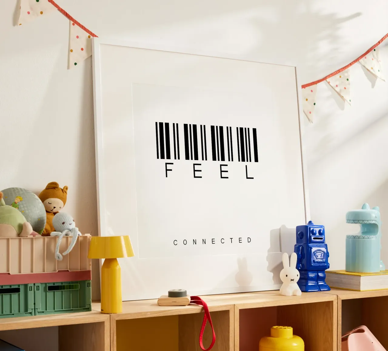 Barcode FEEL poster da WordArt