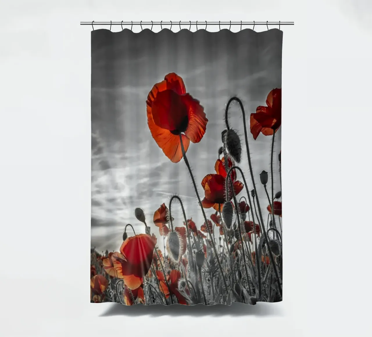 Faszination Mohnblumen | colourkey shower curtain by Melanie Viola