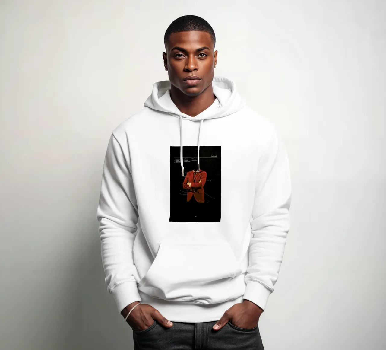 Manhood felpa con cappuccio da Frank Moth