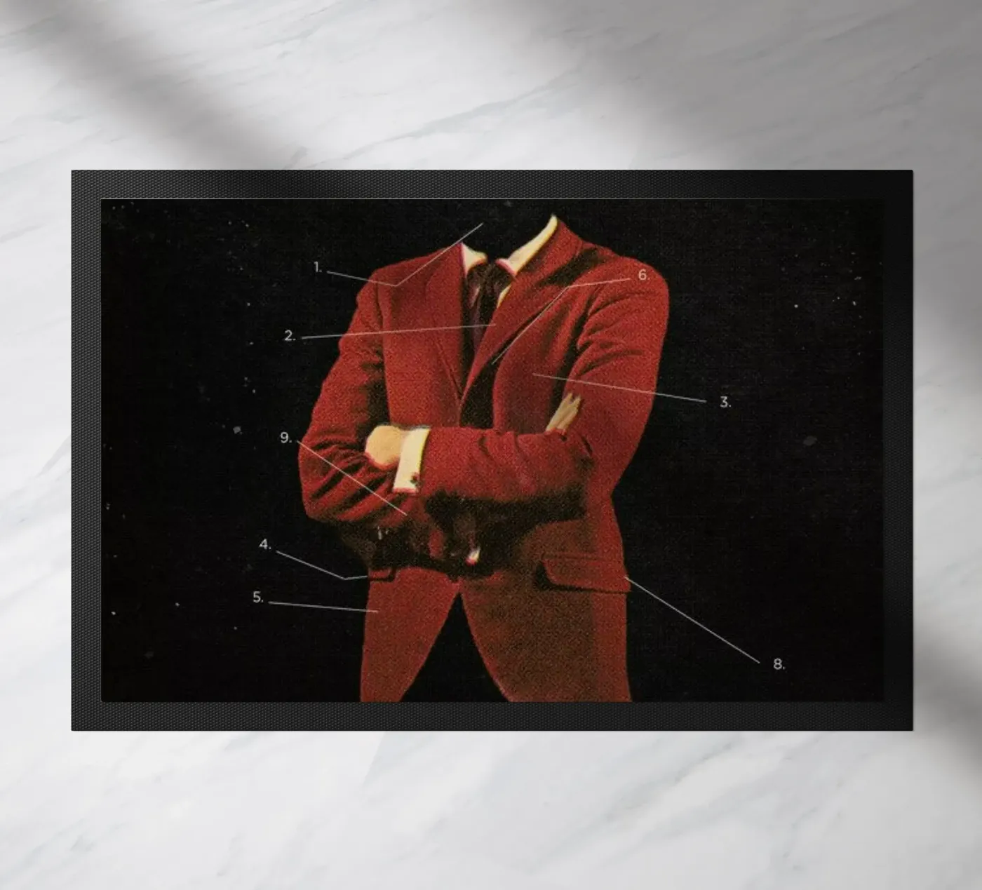 Manhood doormat by Frank Moth