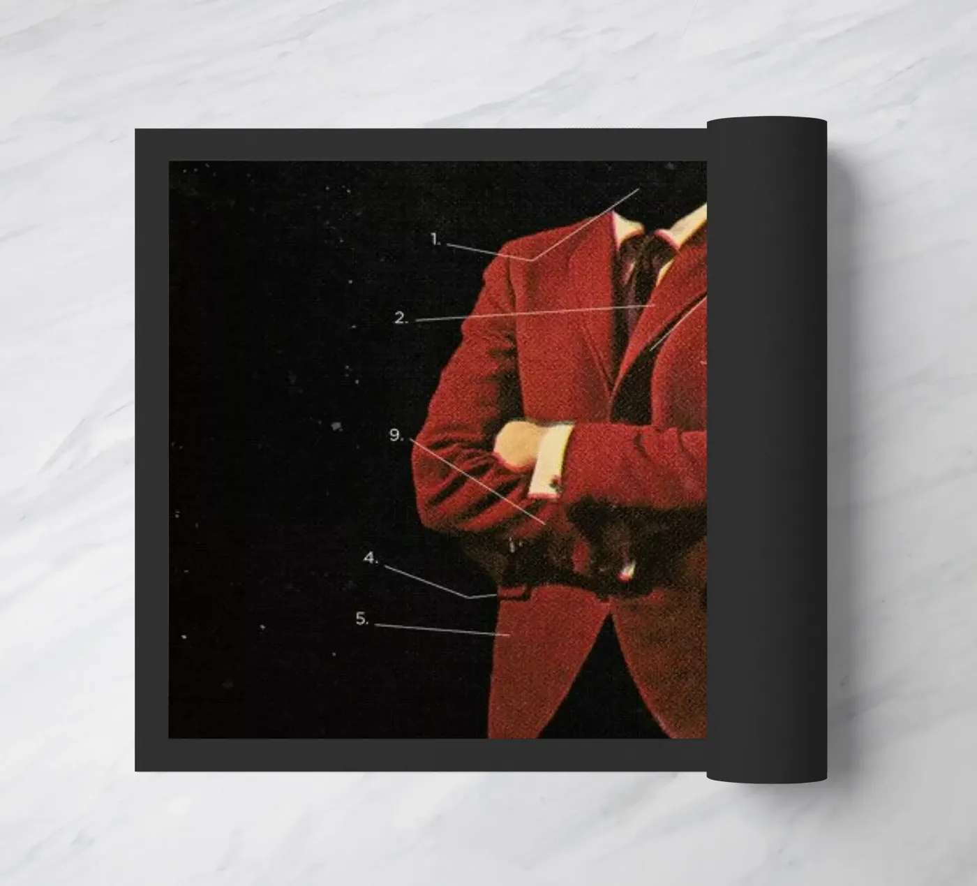 Manhood doormat by Frank Moth