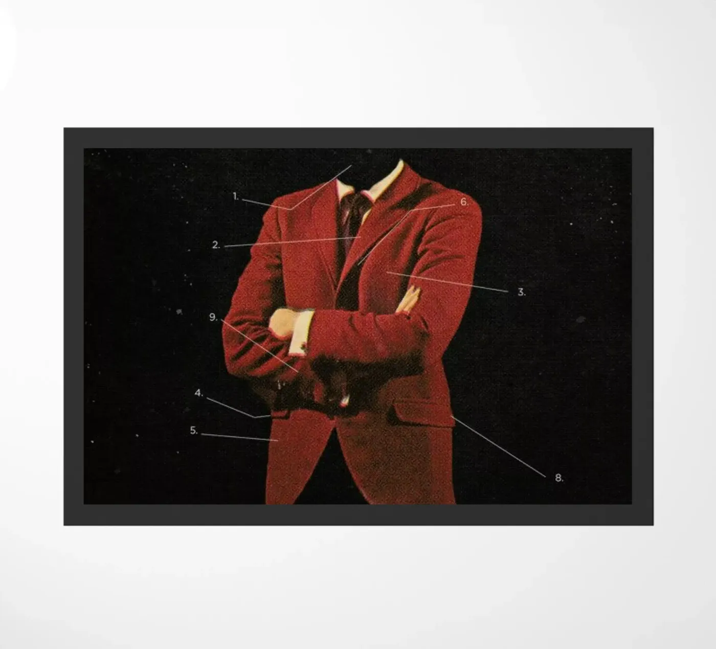 Manhood doormat by Frank Moth