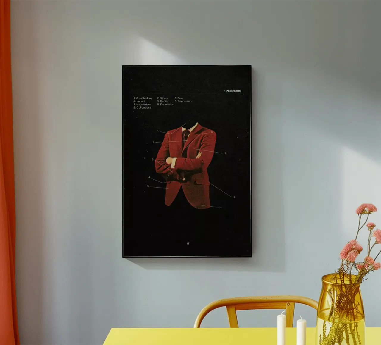 Manhood plexiglass da Frank Moth