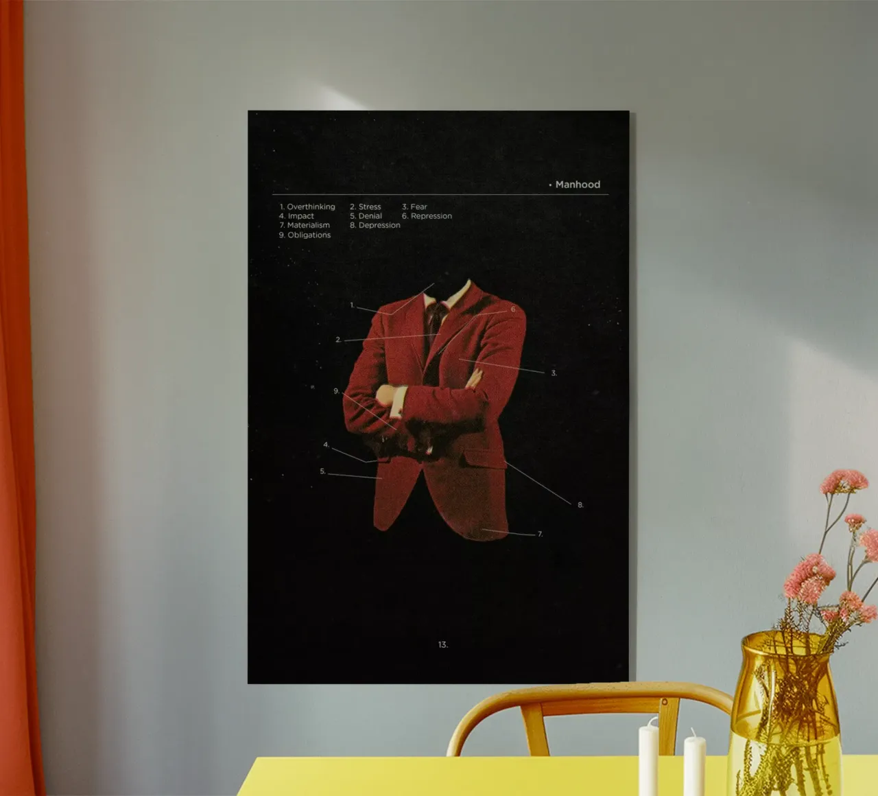 Manhood plexiglass da Frank Moth