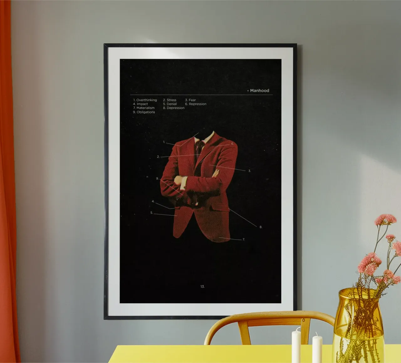 Manhood poster da Frank Moth