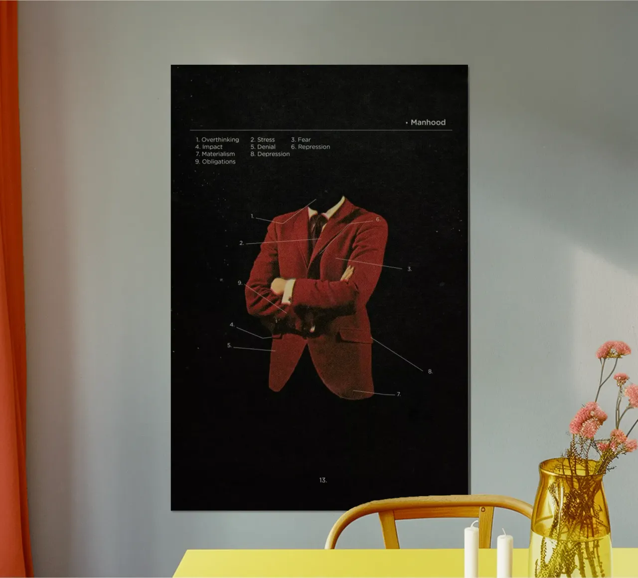 Manhood poster da Frank Moth