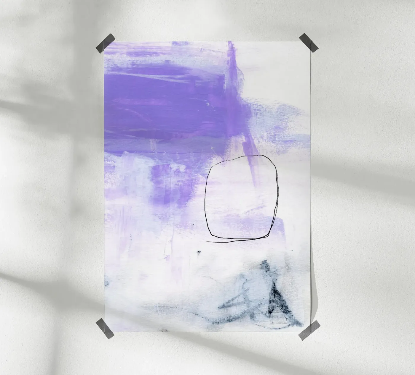 Sacred Reset poster da Abstrakte Malerei