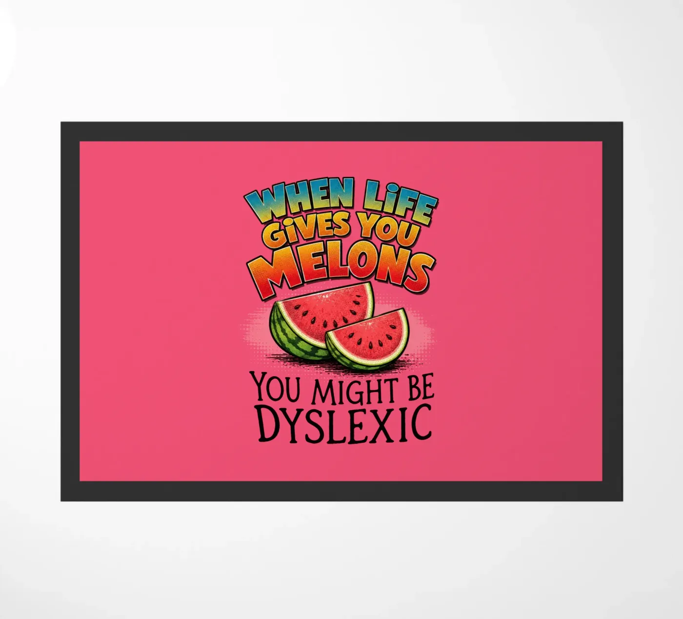 Melons deurmat van Too Graphic
