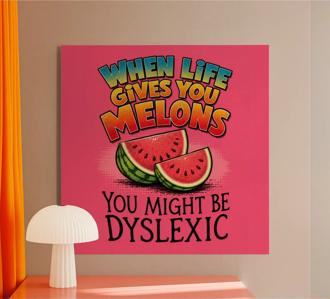 Melons plexiglas de Too Graphic