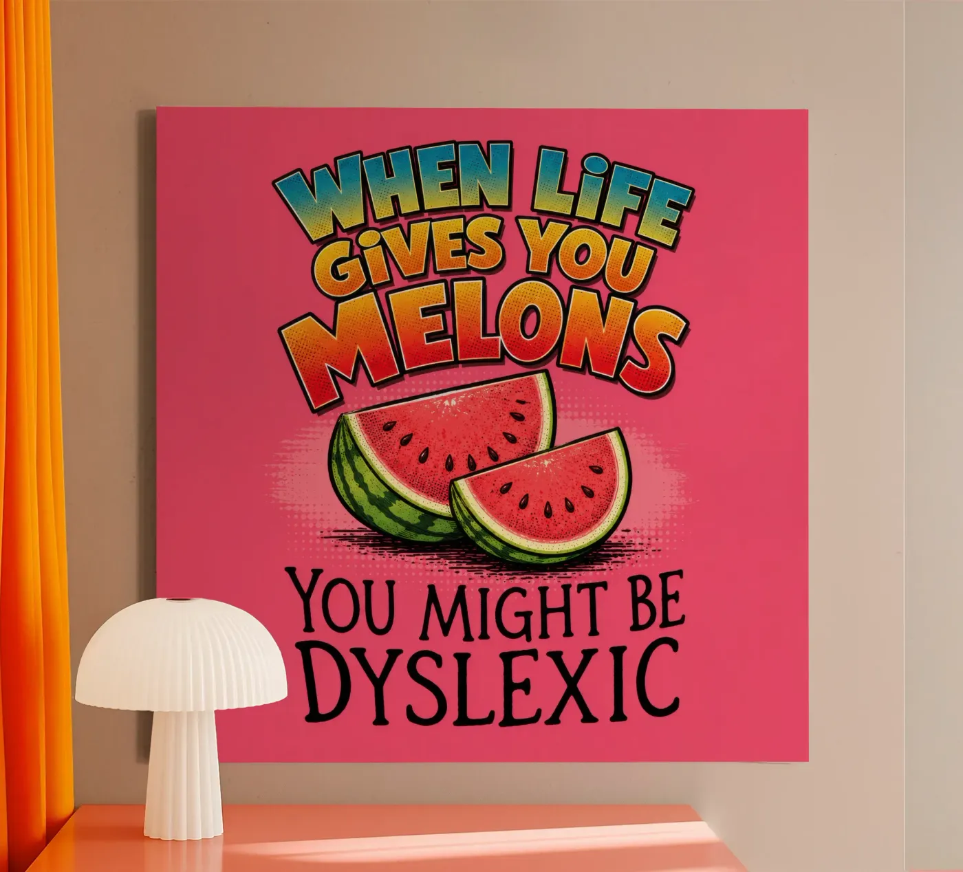 Melons tela da Too Graphic