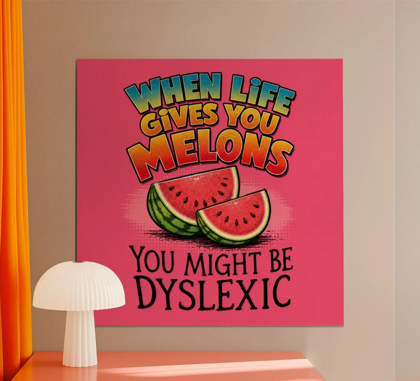 Melons Poster von Too Graphic