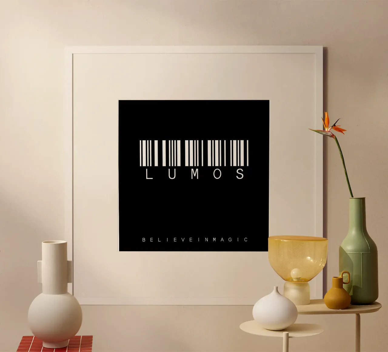 Barcode LUMOS Black carta hahnemühle da steffi | wordART