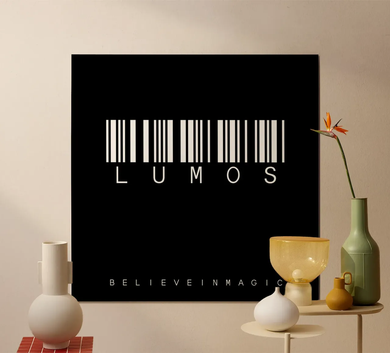 Barcode LUMOS Black carta hahnemühle da steffi | wordART