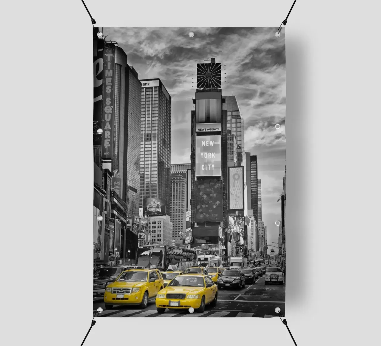 NEW YORK CITY Times Square | Colorkey telo in pvc da Melanie Viola