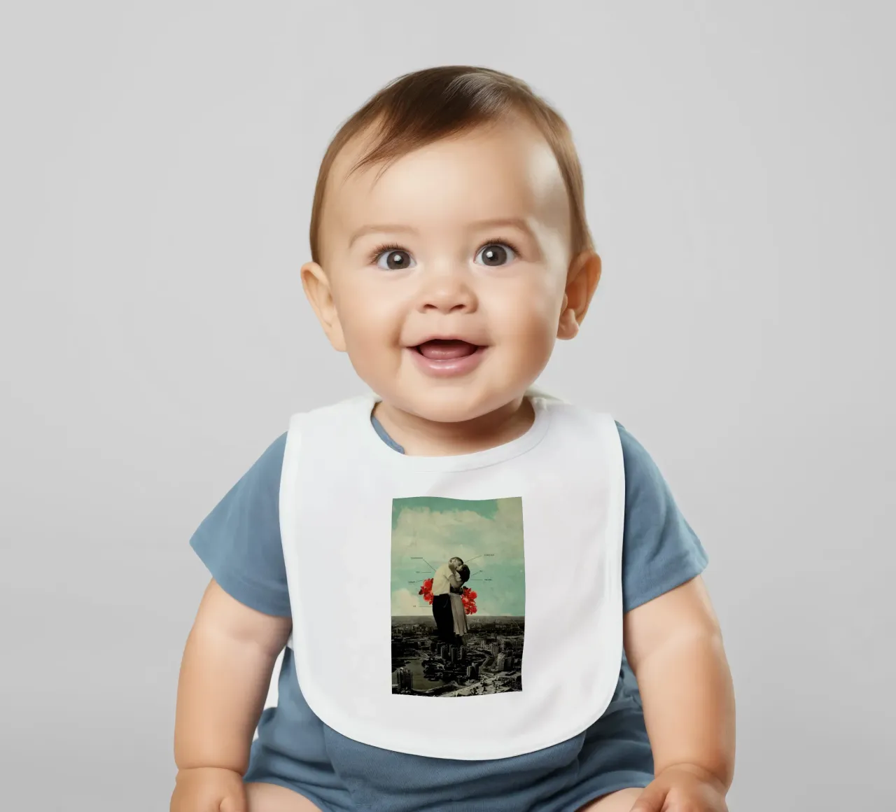 Never Forever Babylätzchen von Frank Moth