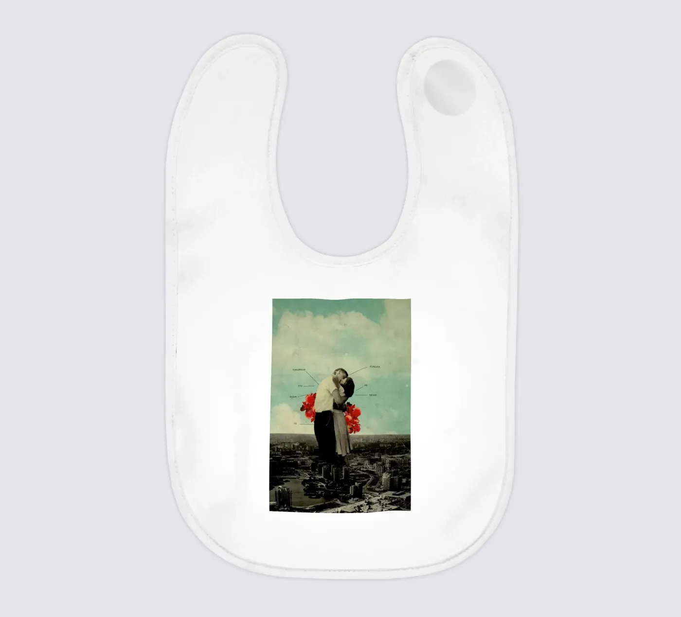 Never Forever bavaglino da Frank Moth