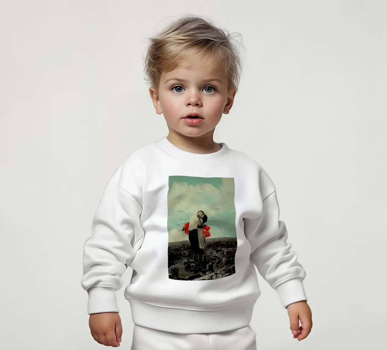 Never Forever baby sweatshirt by Frank Moth