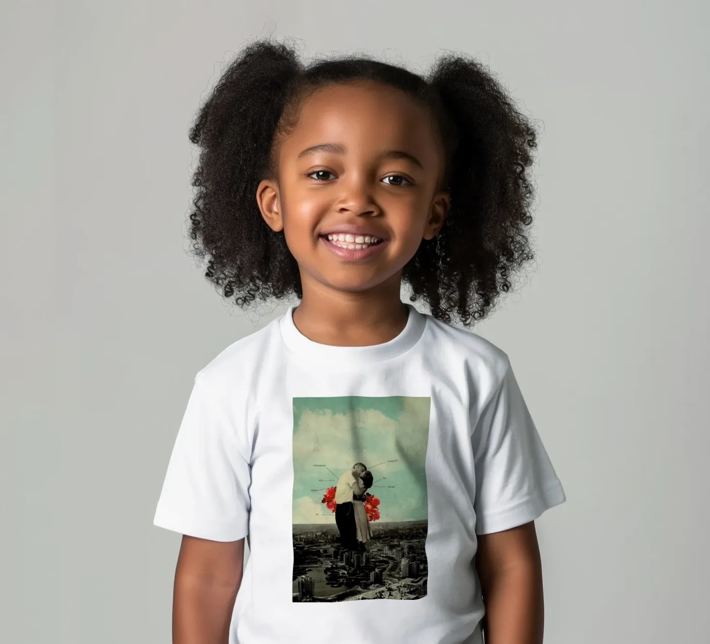 Never Forever kinder t-shirt van Frank Moth