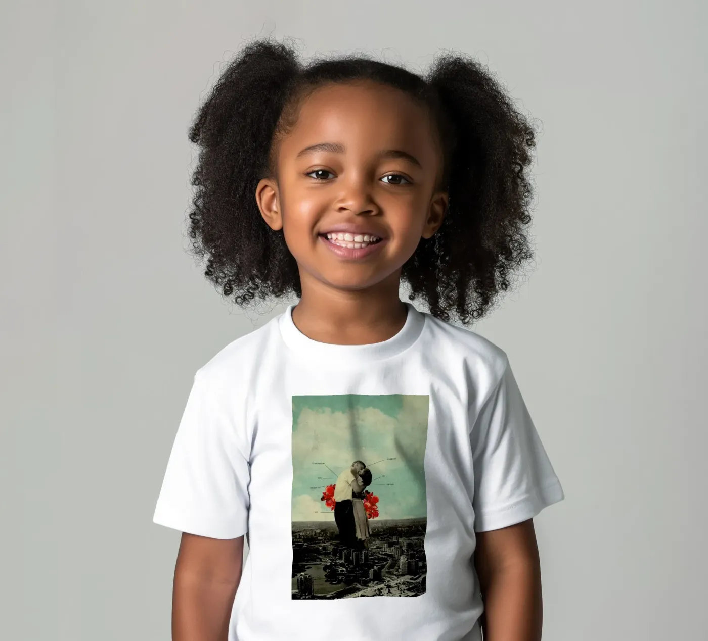 Never Forever kinder t-shirt van Frank Moth