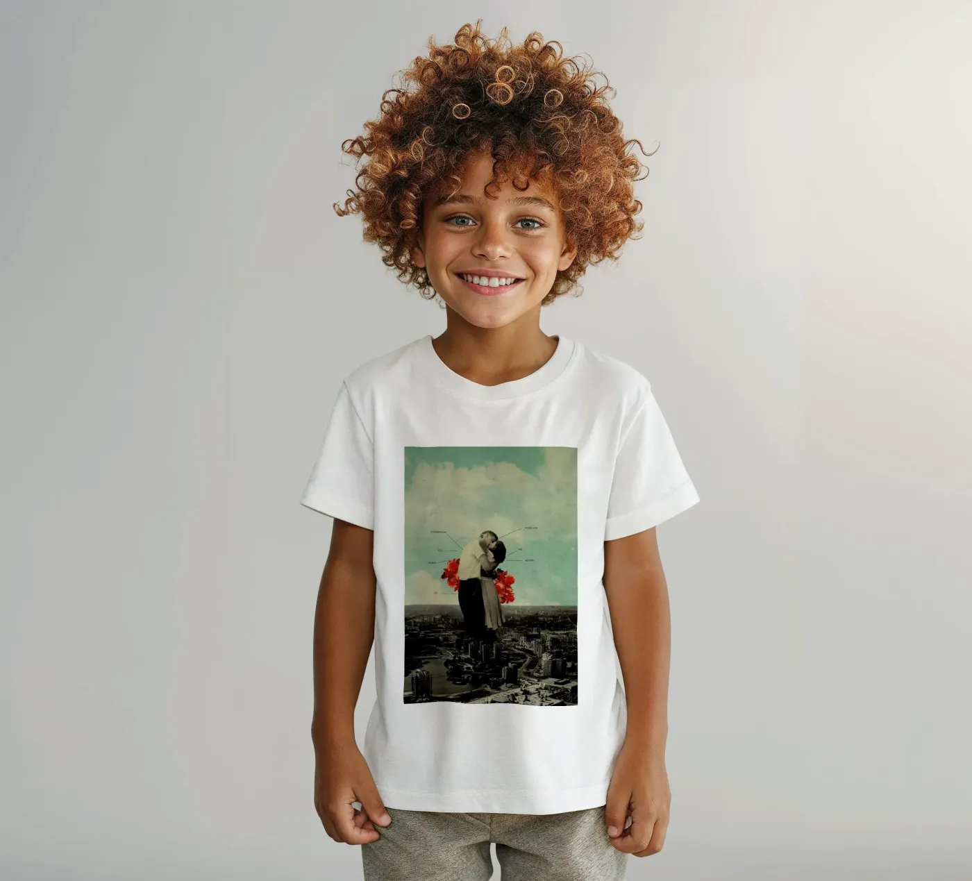 Never Forever kinder t-shirt van Frank Moth