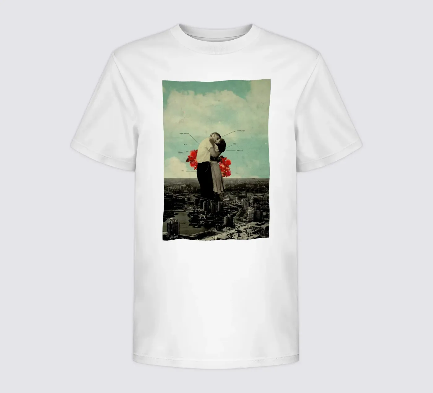 Never Forever kinder t-shirt van Frank Moth