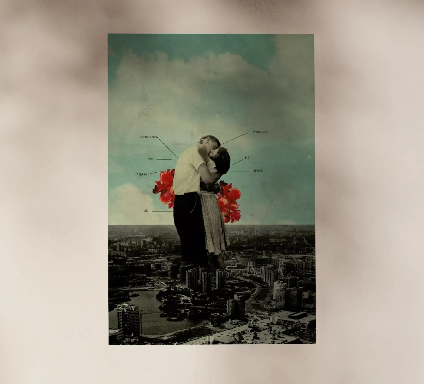 Never Forever pellicola backlit da Frank Moth