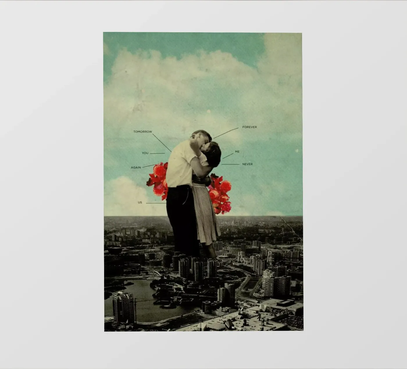 Never Forever pellicola backlit da Frank Moth