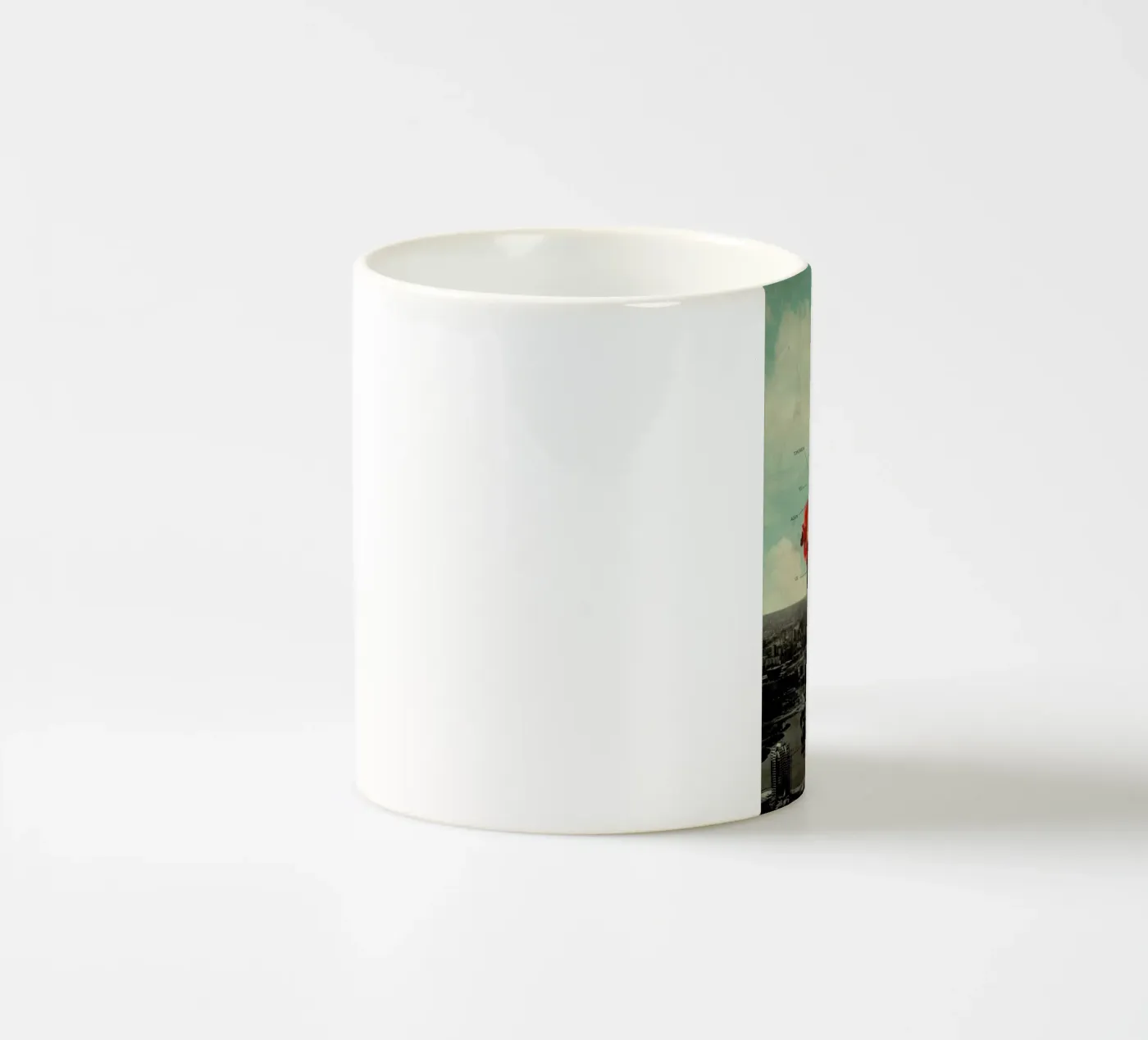 Never Forever ceramic mug by Frank Moth