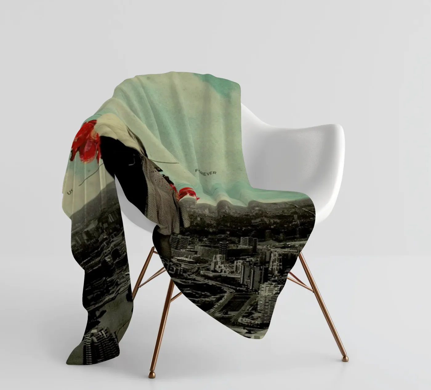 Never Forever Fleecedecke von Frank Moth