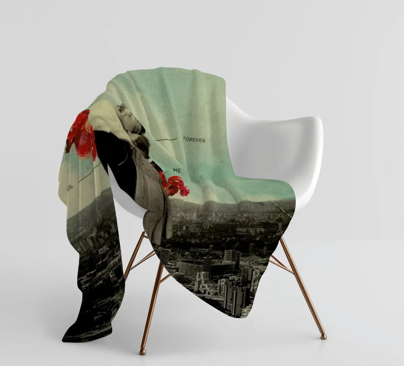 Never Forever Fleecedecke von Frank Moth