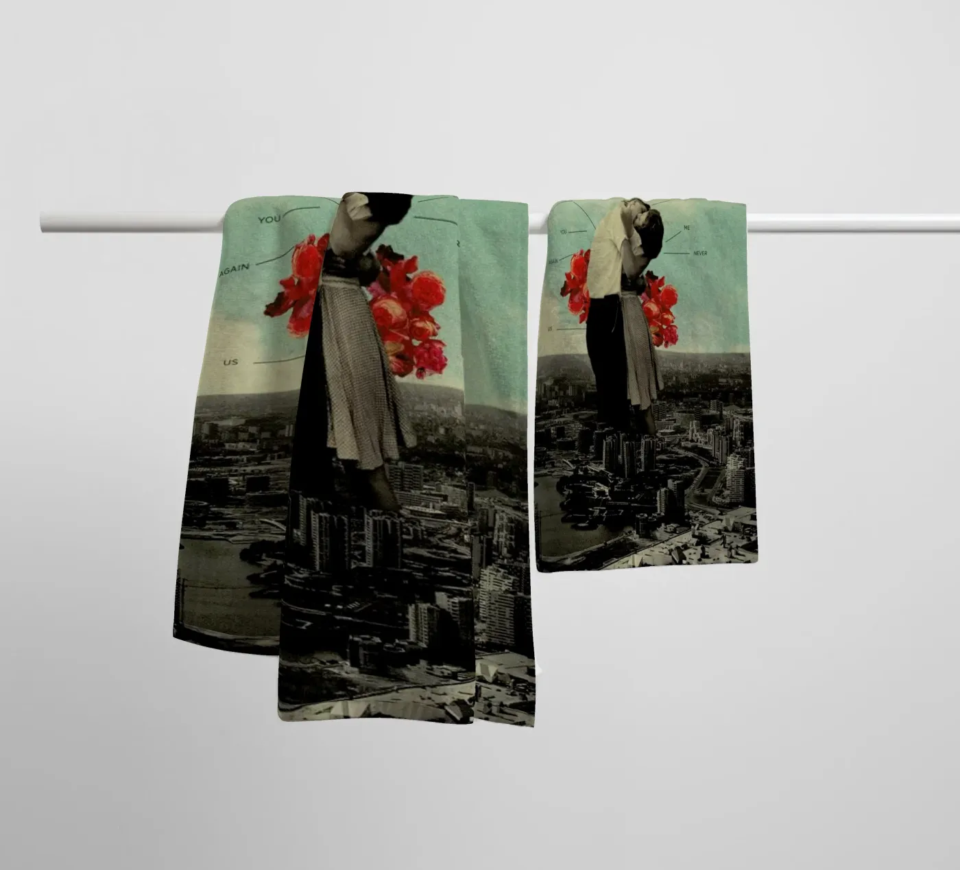Never Forever badhanddoek van Frank Moth